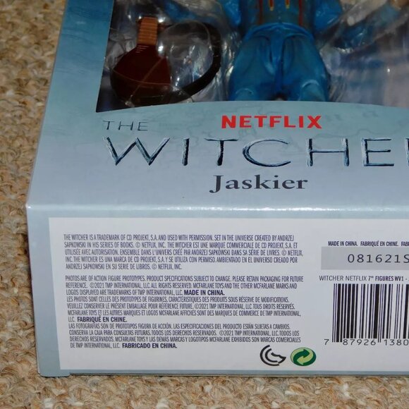 2021 McFarlane Netflix The Witcher 7" Jaskier Figure MIB Brand New - Picture 8 of 11